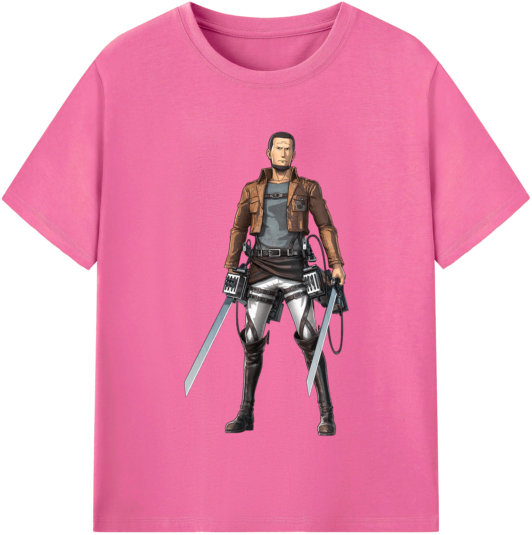 （画像用） 進撃の巨人 Attack on Titan レディースカジュアルプリントTシャツ（綿100％）